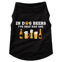 In Dog Beers I've Only Had One Funny ETOH Doggie Tank