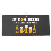In Dog Beers I've Only Had One Funny ETOH Large Microfiber Waffle Golf Towel