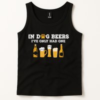 In Dog Beers I've Only Had One Funny ETOH Tank Top