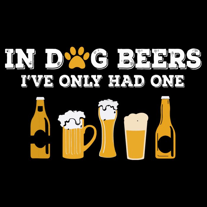 In Dog Beers I've Only Had One Funny ETOH Zip Tote Bag