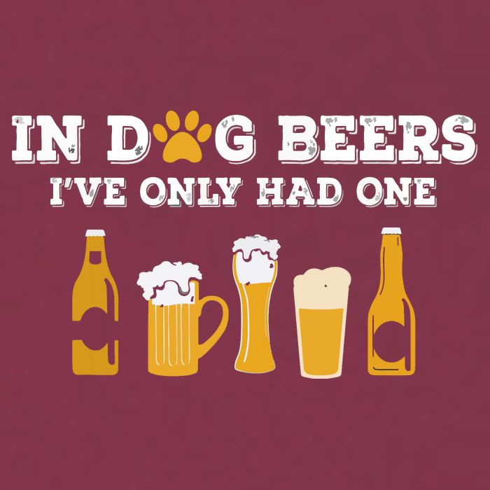 In Dog Beers I've Only Had One Funny ETOH 16oz Travel Tumbler