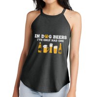 In Dog Beers I've Only Had One Funny ETOH Women's Perfect Tri Rocker Tank