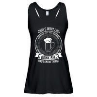 I Drink Beer And I Know Things, Ale, Lager Party Ladies Essential Flowy Tank