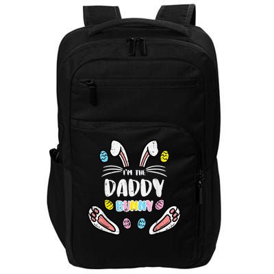 Im Daddy Bunny Rabbit Easter Family Matching Dad Papa Impact Tech Backpack