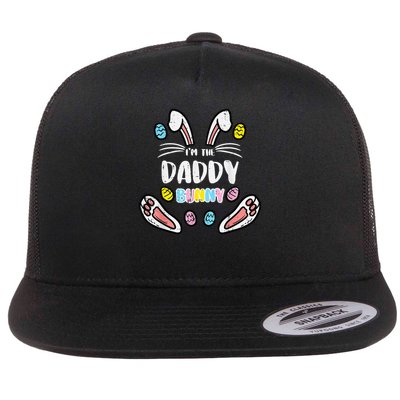 Im Daddy Bunny Rabbit Easter Family Matching Dad Papa Flatbill Hat