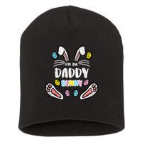 Im Daddy Bunny Rabbit Easter Family Matching Dad Papa Short Acrylic Beanie