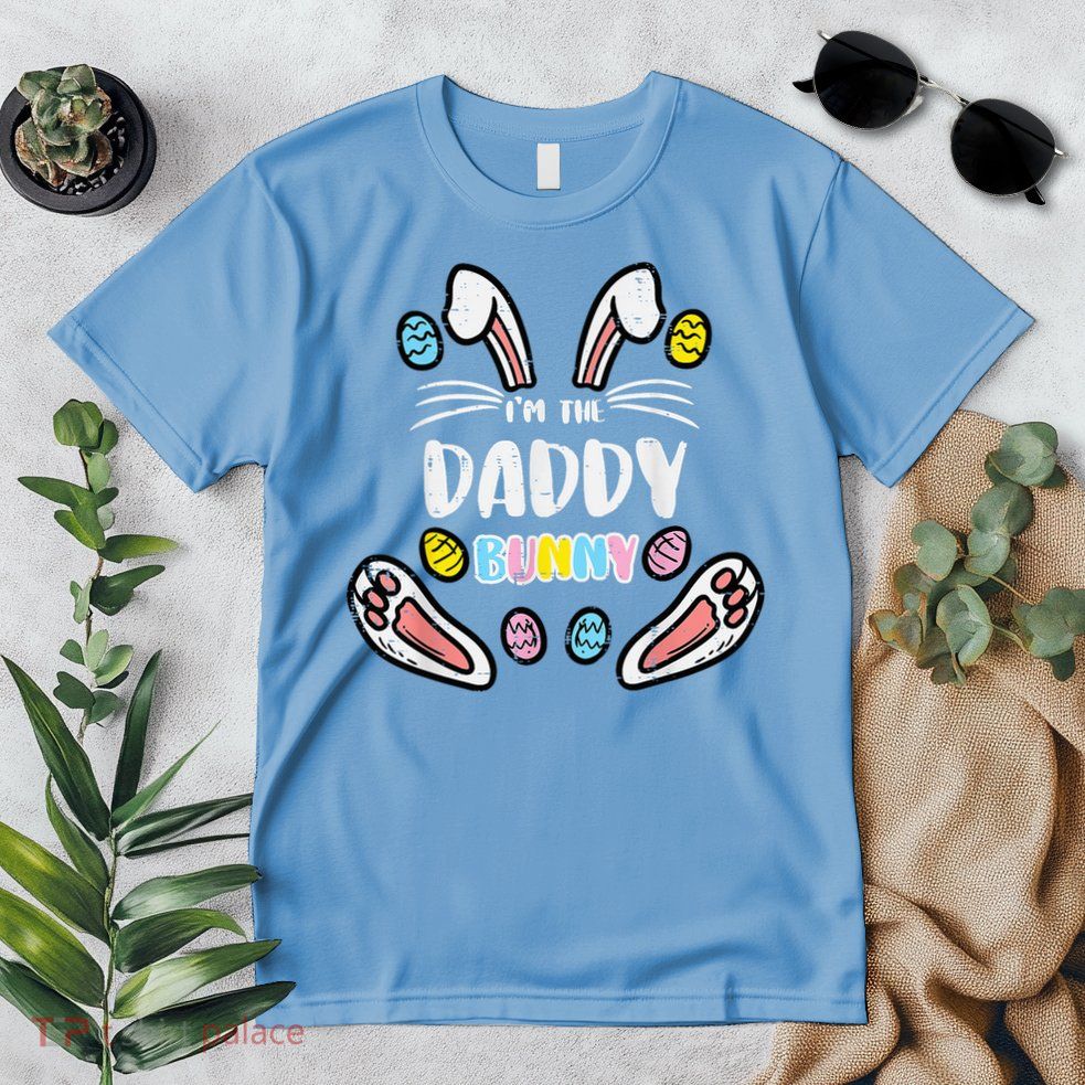 Im Daddy Bunny Rabbit Easter Family Matching Dad Papa Premium T-Shirt