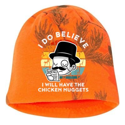 I Do Believe I Will Have The Chicken Nuggets Shirt Nugget Kati - Camo Knit Beanie