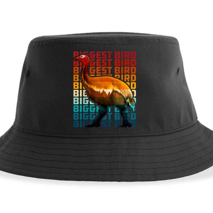 I'm Da Biggest Bird Meme For Bird Funny Retro Vintage Sunset Sustainable Bucket Hat