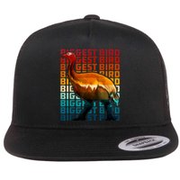 I'm Da Biggest Bird Meme For Bird Funny Retro Vintage Sunset Flat Bill Trucker Hat