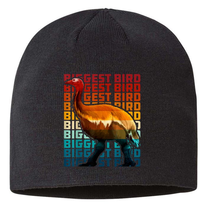 I'm Da Biggest Bird Meme For Bird Funny Retro Vintage Sunset Sustainable Beanie