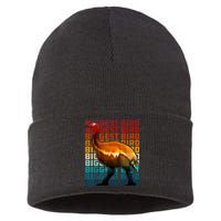 I'm Da Biggest Bird Meme For Bird Funny Retro Vintage Sunset Sustainable Knit Beanie