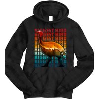 I'm Da Biggest Bird Meme For Bird Funny Retro Vintage Sunset Tie Dye Hoodie