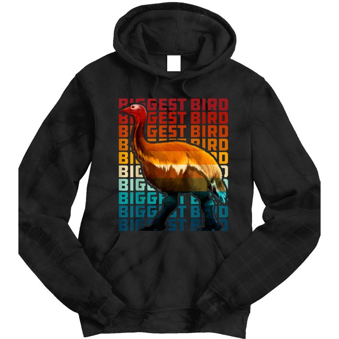 I'm Da Biggest Bird Meme For Bird Funny Retro Vintage Sunset Tie Dye Hoodie