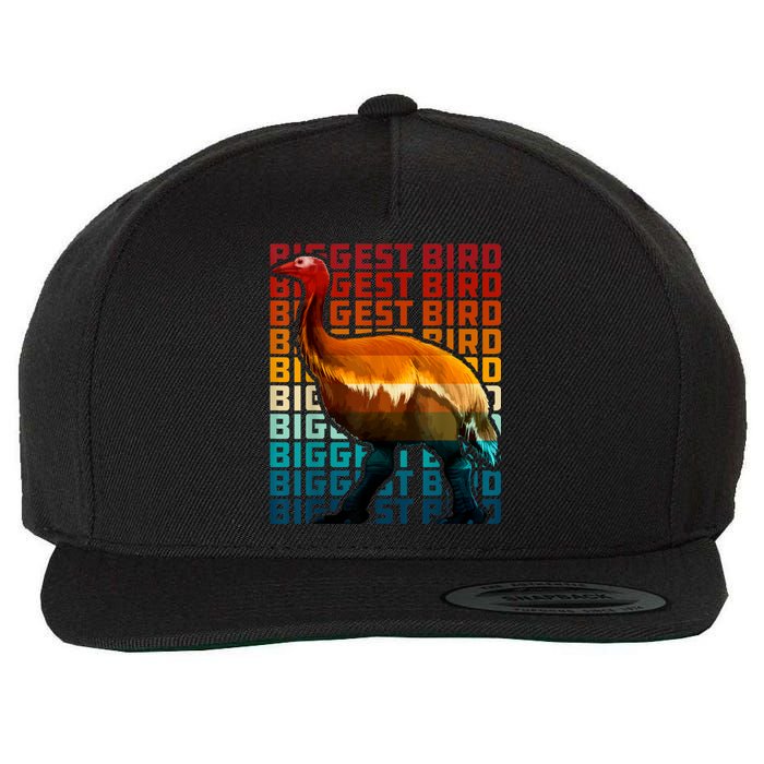 I'm Da Biggest Bird Meme For Bird Funny Retro Vintage Sunset Wool Snapback Cap