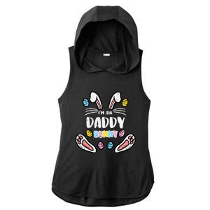 Im Daddy Bunny Rabbit Easter Family Matching Dad Papa Gift Ladies PosiCharge Tri-Blend Wicking Draft Hoodie Tank