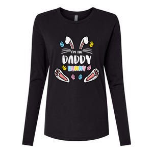 Im Daddy Bunny Rabbit Easter Family Matching Dad Papa Gift Womens Cotton Relaxed Long Sleeve T-Shirt