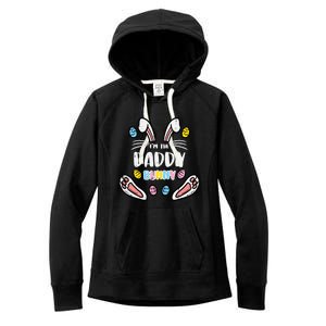 Im Daddy Bunny Rabbit Easter Family Matching Dad Papa Gift Women's Fleece Hoodie