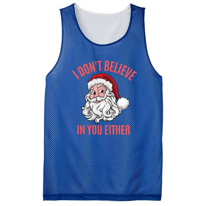 I Dont Believe In You Either Mesh Reversible Basketball Jersey Tank