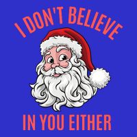 I Dont Believe In You Either Stripe Pom Pom Beanie