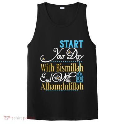 Islamic Dawah Bismillah Alhamdulillah Arabic Teacher Muslim Gift PosiCharge Competitor Tank