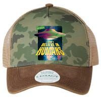 I Don't Believe In Humans UFO Legacy Tie Dye Trucker Hat