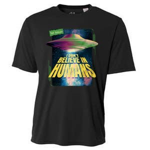 I Don't Believe In Humans UFO Cooling Performance Crew T-Shirt