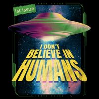 I Don't Believe In Humans UFO Flatbill Hat