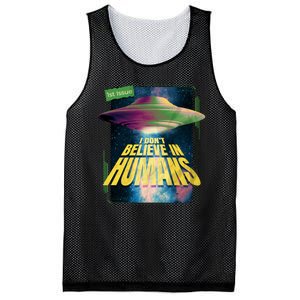 I Don't Believe In Humans UFO Mesh Reversible Basketball Jersey Tank