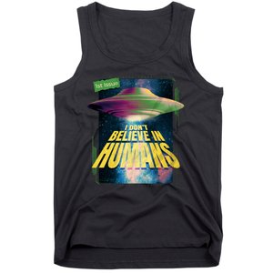 I Don't Believe In Humans UFO Tank Top