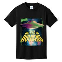 I Don't Believe In Humans UFO Kids T-Shirt