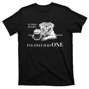 In Dog Beers IVe Only Had One Funny Drinking T-Shirt