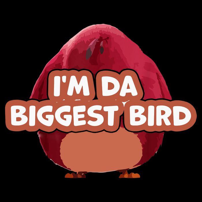 I'm Da Biggest Bird , I'm The Biggest Bird Meme Cooling Performance Long Sleeve Crew