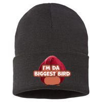 I'm Da Biggest Bird , I'm The Biggest Bird Meme Sustainable Knit Beanie