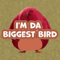 I'm Da Biggest Bird , I'm The Biggest Bird Meme Garment-Dyed Women's Muscle Tee