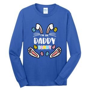 Im Daddy Bunny Rabbit Easter Family Matching Dad Papa Funny Gift Tall Long Sleeve T-Shirt