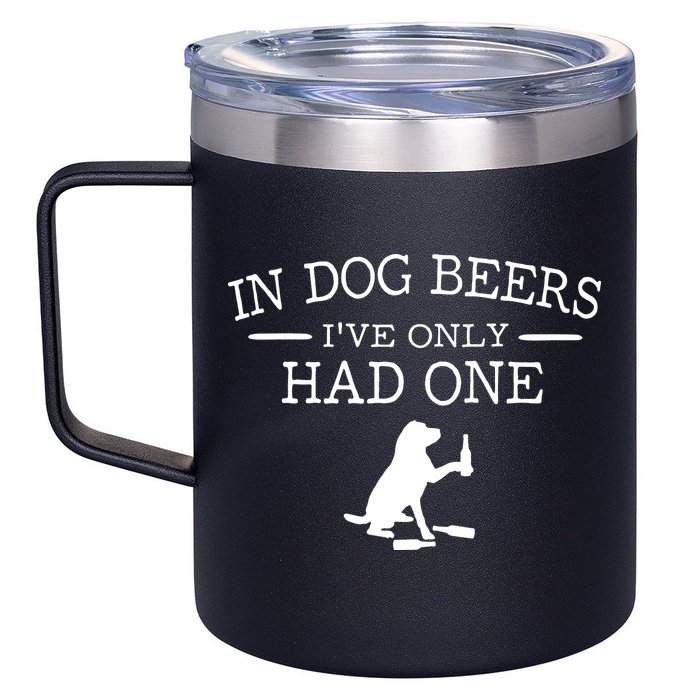In Dog Beers I've Only Had One 12oz Stainless Steel Coffee Mug