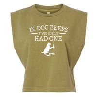 In Dog Beers I've Only Had One Garment-Dyed Women's Muscle Tee