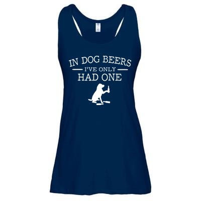 In Dog Beers I've Only Had One Ladies Essential Flowy Tank