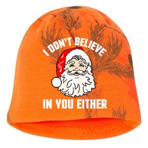 I Dont Believe In You Either Funny Christmas Meaningful Gift Kati - Camo Knit Beanie