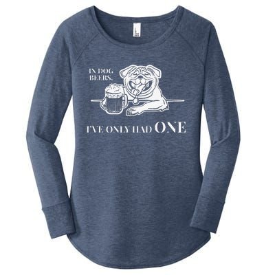 In Dog Beers Ive Only Had One Funny Drinking Women's Perfect Tri Tunic Long Sleeve Shirt