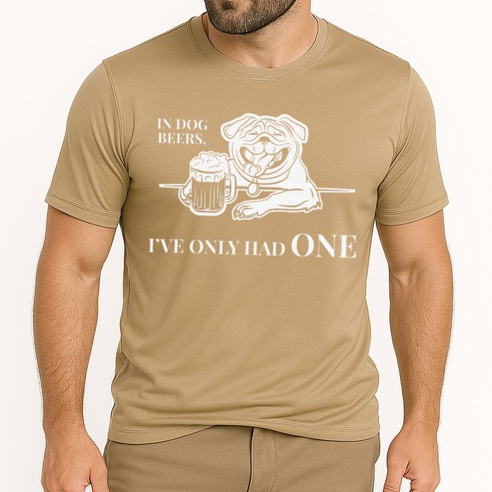 In Dog Beers Ive Only Had One Funny Drinking Performance Shirt