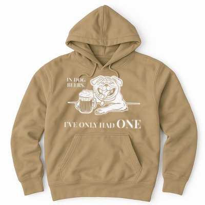 In Dog Beers Ive Only Had One Funny Drinking Hoodie