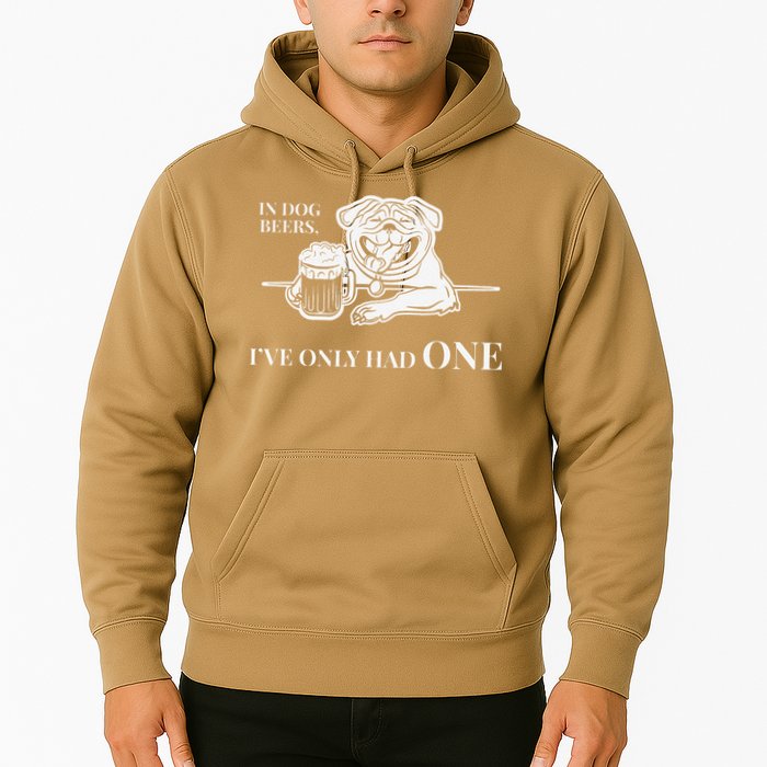 In Dog Beers Ive Only Had One Funny Drinking Hoodie