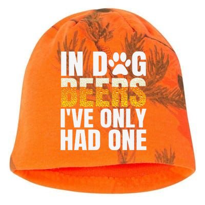 In Dog Beers Ive Only Had One Funny ETOH Tee Kati - Camo Knit Beanie