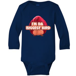 I'm Da Biggest Bird , I'm The Biggest Bird Meme Baby Long Sleeve Bodysuit