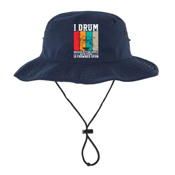 I Drum Because Hitting People With Sticks Is Frowned Upon Bucket Hat