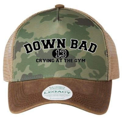 IM Down Bad Crying At The Gym Legacy Tie Dye Trucker Hat