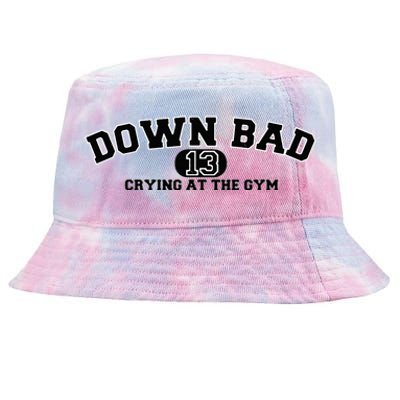 IM Down Bad Crying At The Gym Tie-Dyed Bucket Hat