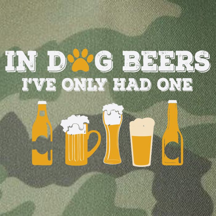 In Dog Beers I've Only Had One Funny ETOH Tee Legacy Tie Dye Trucker Hat